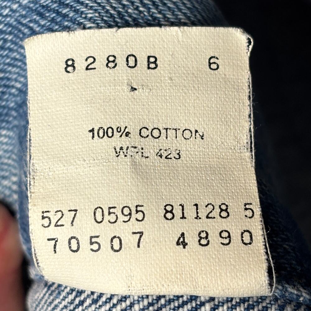 Vintage Levi's Jacket Medium Mens Denim Trucker 70507-4890 Made in USA 80s - Picture 4 of 11